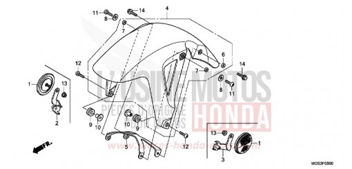 AILE AVANT NC700XAC de 2012